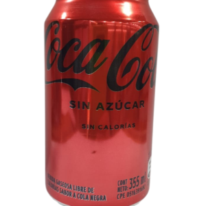 Coca Cola Sin Azucar Lata 355 ml