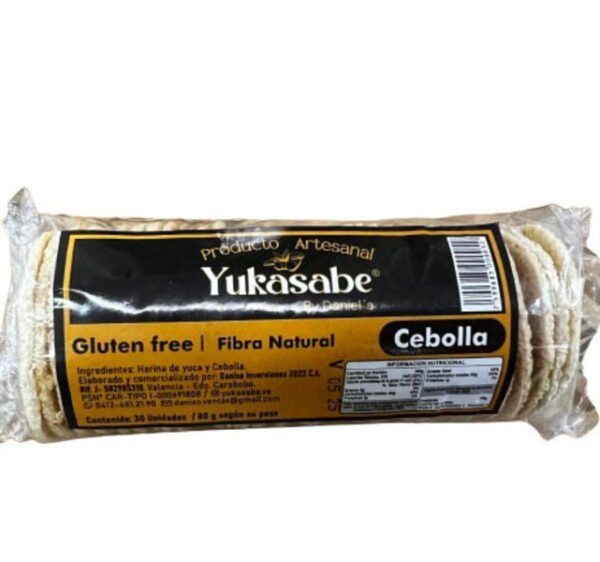 Casabe Pasapalo Cebolla Yukasabe 85gr