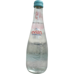 Agua Evian Sparking 330 ml Botella Vidrio
