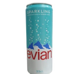 Agua Evian Sparking Lata 330 ml