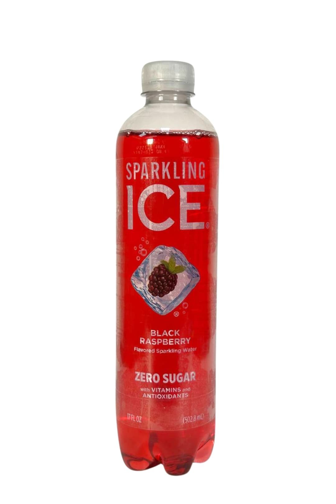 Agua Saborizada de frambuesa negra Sparkling ICE 502.8ml 002660