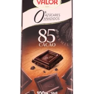 85% Cacao Valor 0% azúcares añadidos 100g 007128