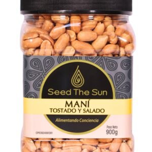 Maní Tostado y Salado 900gr Seed the sun 008517