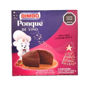 Bimbo Ponqué de vino de uva con cacao 4 porciones 260g 005580