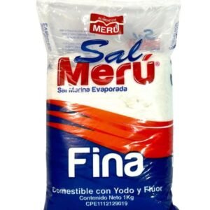 Sal marina fina evaporada Merú 1Kg 007018