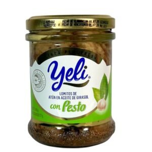 Lomitos de atún en aceite de Girasol con pesto Yeli