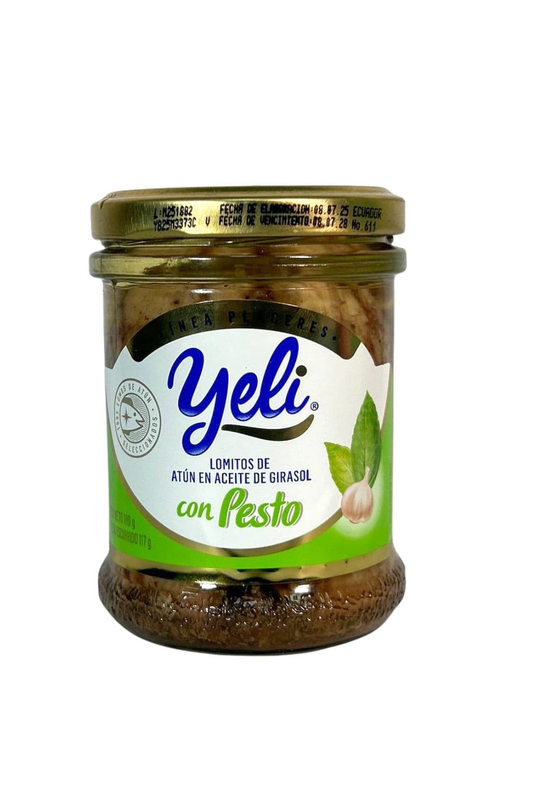 Lomitos de atún en aceite de Girasol con pesto Yeli