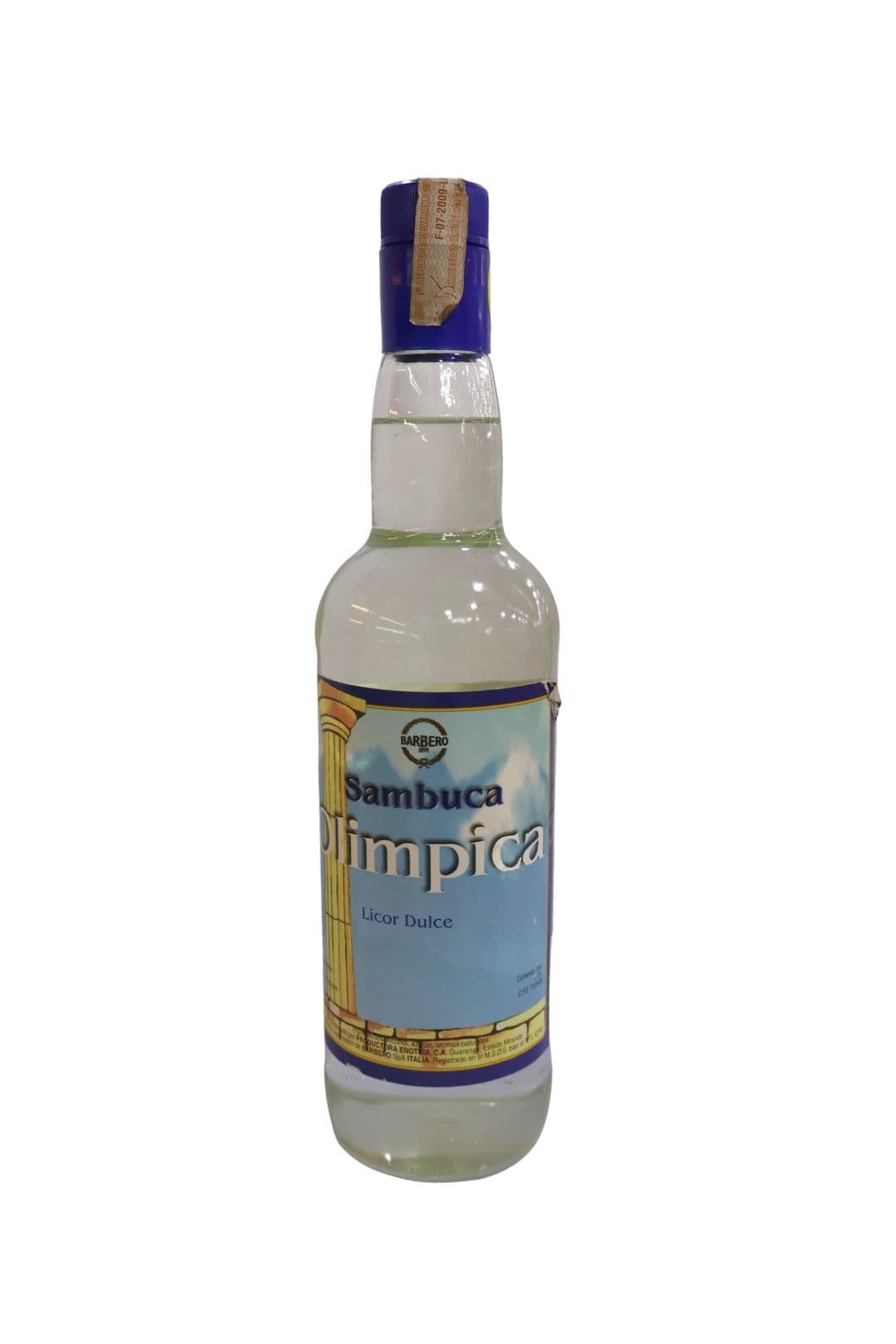 Sambuca Olímpica Licor Dulce Barbero 1891