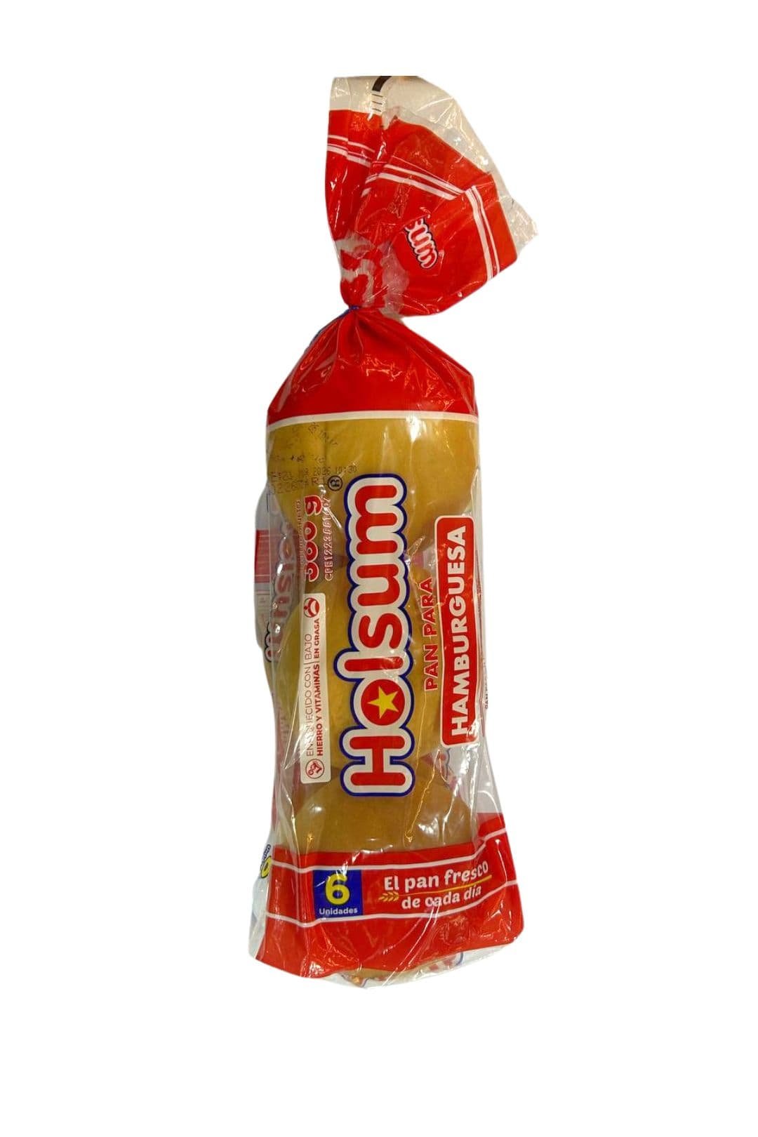 Holsum Pan para Hamburguesa 6 Unid 360gr