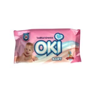 Toallitas Húmedas 24 Oki libres de alcohol