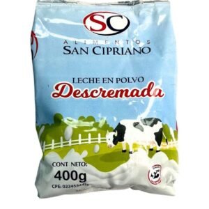 Leche En Polvo Descremada Alimentos San Cipriano 400gr