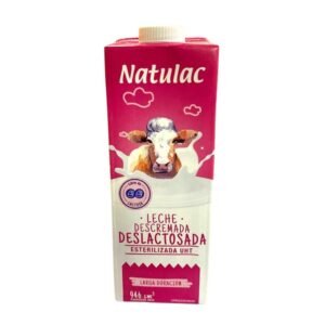 Leche Descremada Deslactosada Natulac 946ml 007419