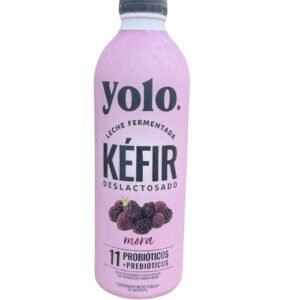 Kéfir Leche Fermentada Deslactosada Yolo Sabor Mora 750 cm³