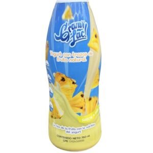 Yogur Líquido con Trozos de Fruta Granvi Lac - Sabor a Piña (750 ml)