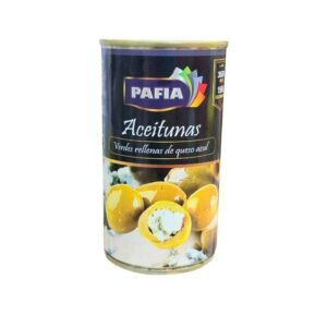 Aceitunas Verdes Rellenas de Queso Azul Pafia 003478