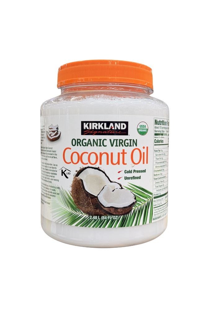 Aceite de Coco Virgen Orgánico Kirkland Signature 2.48 L