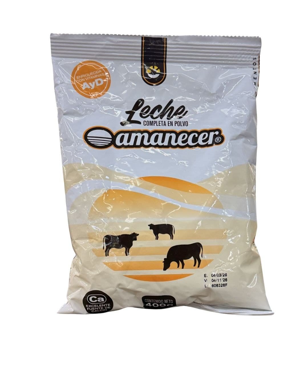 Leche Completa en Polvo Amanecer (400g) 008699
