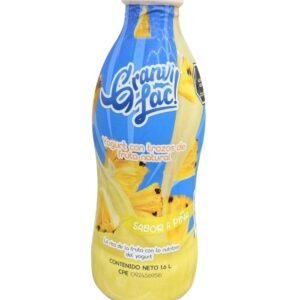 Yogur Líquido con Trozos de Fruta Granvi Lac - Sabor a Piña (1.8 L)