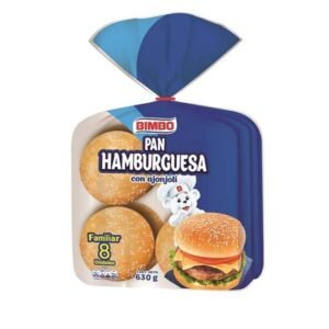 Bimbo Pan de Hamburguesa con Ajonjolí (630 g) 000074