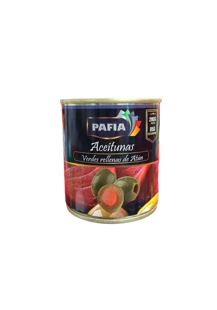 Aceitunas Verdes Rellenas de Atún Pafia (200 g) 000714