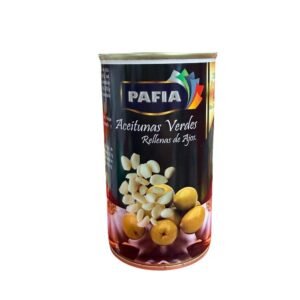 Aceitunas Verdes Rellenas de Ajos Pafia 004119