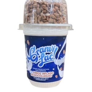 Granvilac Yogurt Líquido Natural con Arroz Inflado Achocolatado (180 ml) 008103