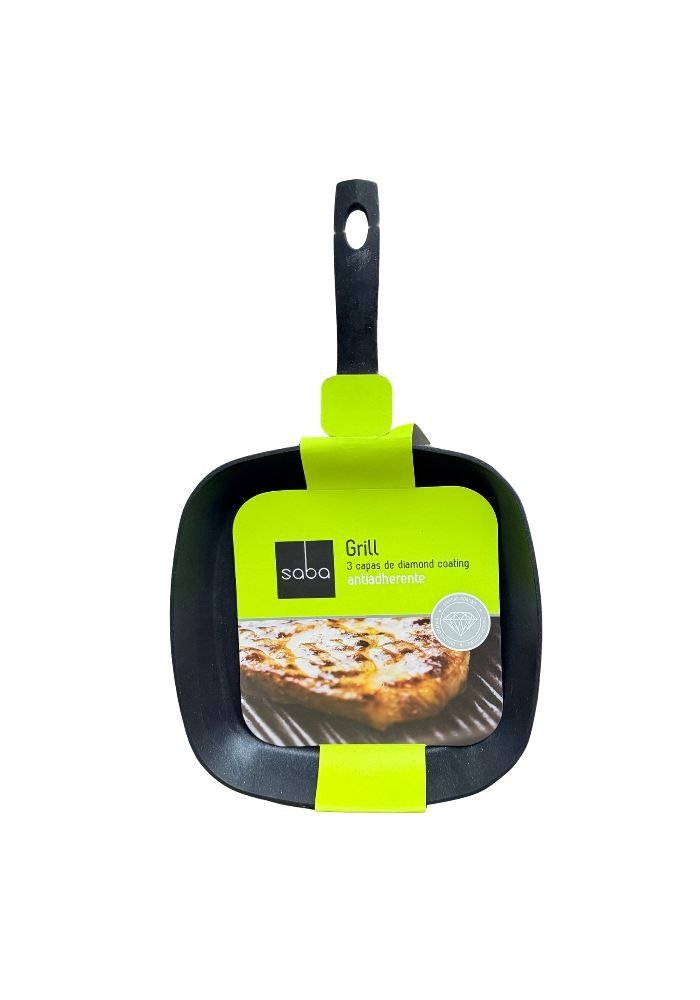 Sartén Grill Cuadrado Sabo (con Diamond Coating)