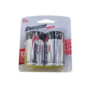 Pilas Alcalinas Energizer MAX D (2 unidades)